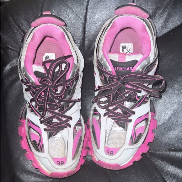 Pink LED balenciaga tracks size 38. - Picture 4 of 4